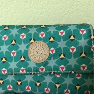 Fun print Kipling wallet.